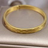 Classic Titanium Steel Bangles for Women Holiday Party Bracelet