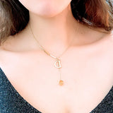 Letter D Pendant Short Style Necklace Ins Hot Selling