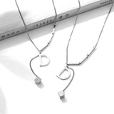 Letter D Pendant Short Style Necklace Ins Hot Selling