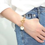 Classic Crystal Bracelet for Woman OT Buckle Daily