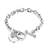 Classic Crystal Bracelet for Woman OT Buckle Daily