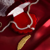 Baroque Zircon Pearl Necklace For Women