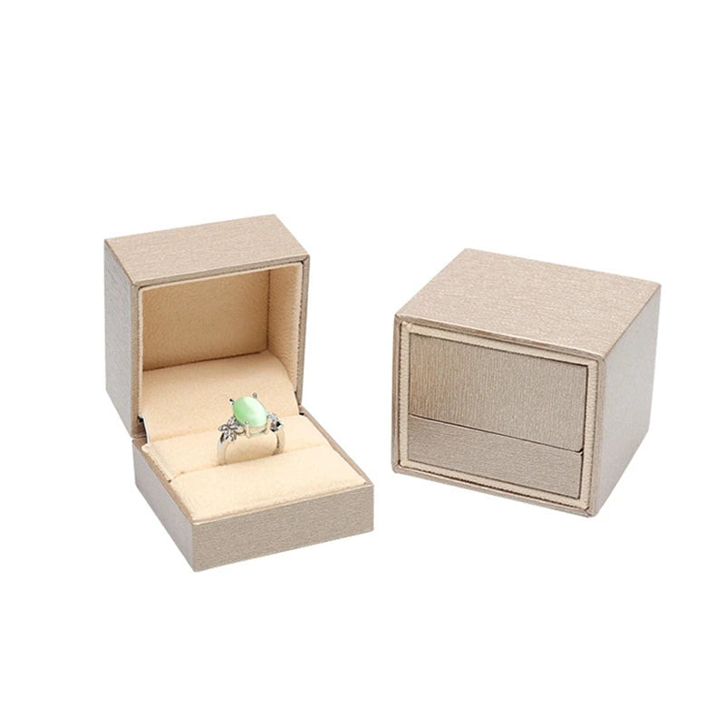 Classic Gift Ring Pendant Box Jewelry Storage Case