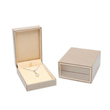 Classic Gift Ring Pendant Box Jewelry Storage Case