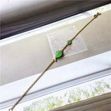 Vintage Chinoiserie Hetian Chalcedony Bracelet