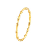 Small Bamboo Bangle Woman's Stainless Steel Bracelet