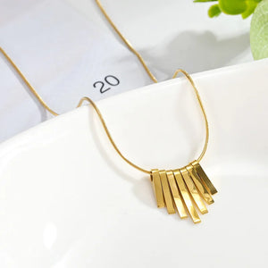 Titanium Steel Pendant Necklace for Women