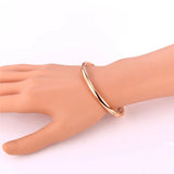 Classic Round Bangles in Gold/Rose Gold/Black