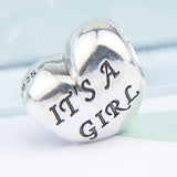Discontinued Charm Heart Handprint Zircon Baby Jewelry