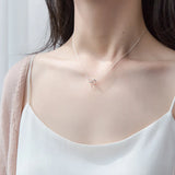 Double Circles Interlocking Choker Necklace Sterling Silver