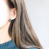 Square Zircon Earrings Plated 8 Colors - Birthday Gift Jewelry