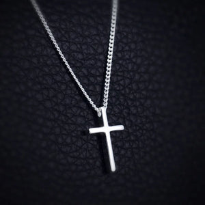 Faith Cross Necklace 925 Sterling Silver Chain Religious Jewelry