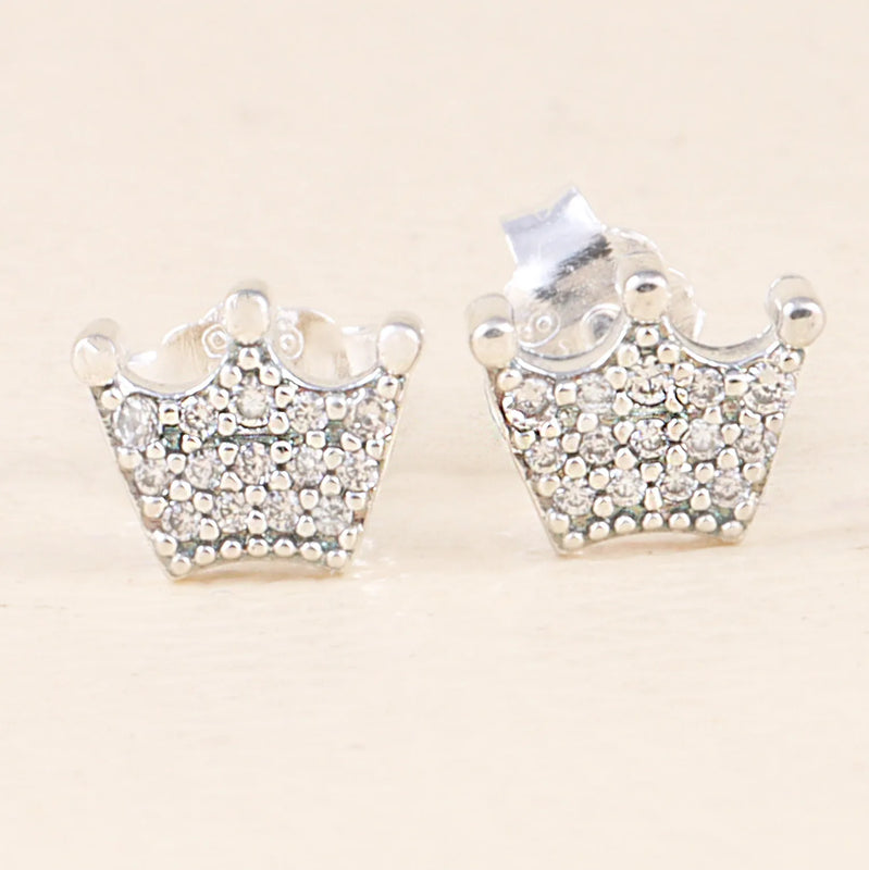 925 Silver Heart Double Round Earrings Birthday Gift