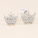 925 Silver Heart Double Round Earrings Birthday Gift
