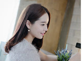 925 Silver Pearl Drop Earrings For Women