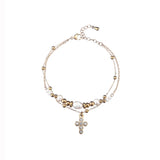 Classic Charm Stainless Steel Pearl Bracelets