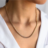 Stainless Steel 3.5/5/6.5mm Cuban Chain Necklace