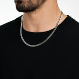 Stainless Steel 3.5/5/6.5mm Cuban Chain Necklace