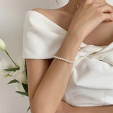 Natural Stone Pearl Pendant Bracelet for Women Lucky Cuff Bracelet