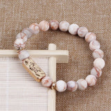 Natural Stone Dad Bracelets For Women Men Jewelry