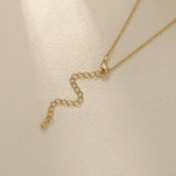 Fine Golden Star Women Necklace Moon Zircon Pendant Romantic Jewelry Gift