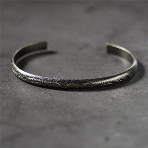 Vikings Vegvisir Cuff Bracelet Titanium Steel