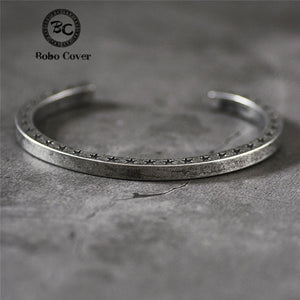 Vikings Vegvisir Cuff Bracelet Titanium Steel