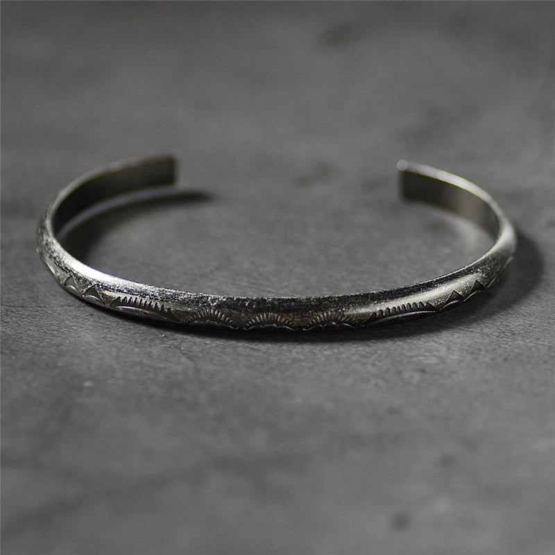 Vikings Vegvisir Cuff Bracelet Titanium Steel