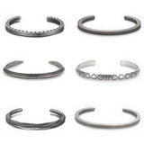 Vikings Vegvisir Cuff Bracelet Titanium Steel