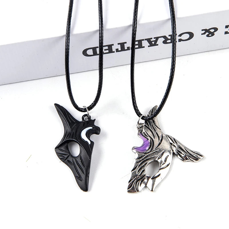 Classic Game Couple Lover Necklace Kindred And Eternal Hunters Couples Pendant