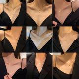 Stainless Steel Necklace Heart Pendant For Women
