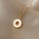 Stainless Steel Necklace Heart Pendant For Women