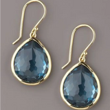 Water Drop Shape CZ Earrings Vintage Bridal Wedding Jewelry