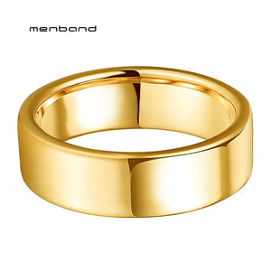Classic Tungsten Carbide Wedding Band Polishing Finish