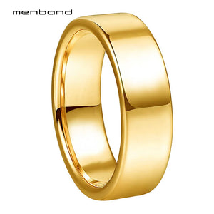 Classic Tungsten Carbide Wedding Band Polishing Finish