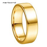 Classic Tungsten Carbide Wedding Band Polishing Finish