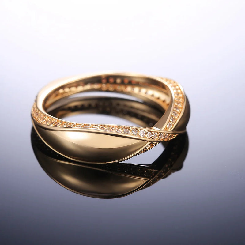 Classic Women's Wedding Ring Zircon Engagement Party Jewelry