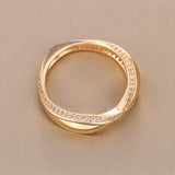 Classic Women's Wedding Ring Zircon Engagement Party Jewelry