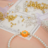 Silver Glass Rice Beads DIY Jewelry Accessories