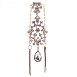 Green Indian Princess Hair Clip Rhinestone Headband