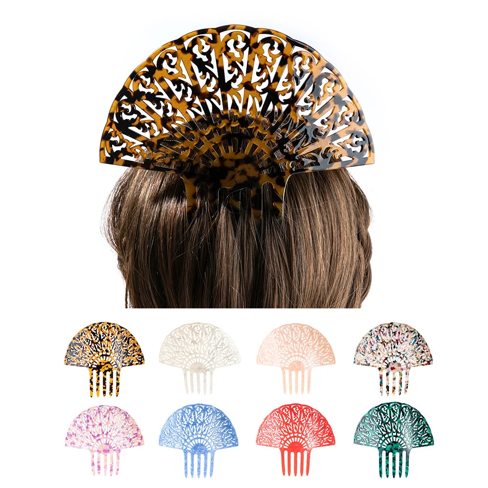 Vintage Tortoiseshell Hair Comb for Women