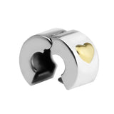 Heart Clip Charm for 925 Silver Bracelets - DIY Jewelry