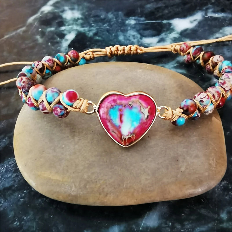 Classic Heart Natural Bracelet Delicate Jewelry Gift