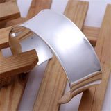 High-Quality Silver Plated Bracelet Fine Charms Jewelry Bangle