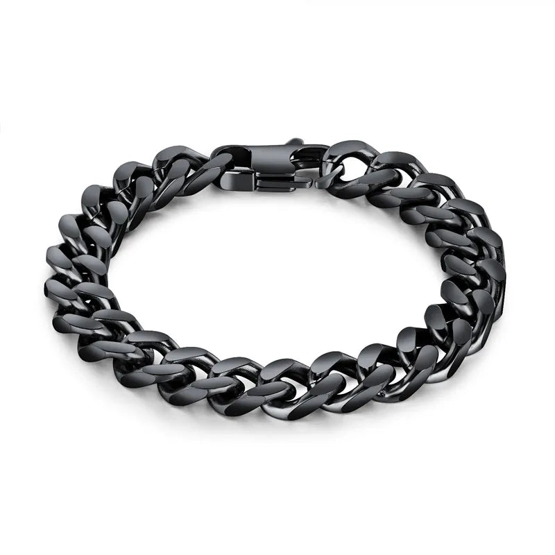 Classic Hiphop Stainless Steel Chain Bracelet For Men