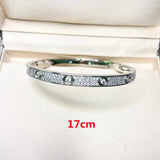 Men's Zircon Inlaid 18K Plated Bracelet - Gift Jewelry