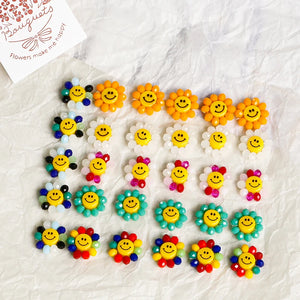Japanese Sun Flower Beaded DIY Jewelry Set