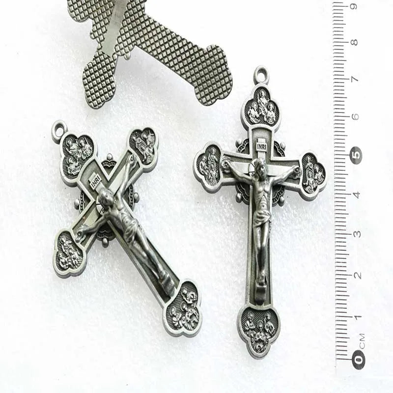 Jesus Cross Ornament Charm Pendant Necklace