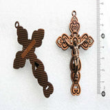 Jesus Cross Ornament Charm Pendant Necklace