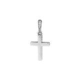 Jesus Cross Charm Pendant with Pave Stones Crystal Beads